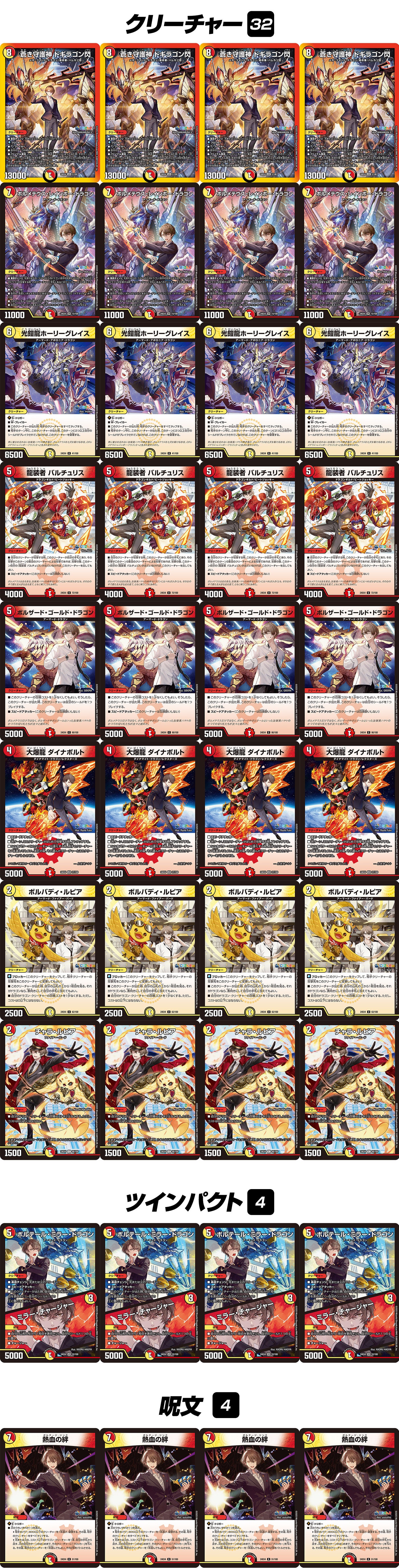 加賀美ハヤトのボルメテウス・レインボー・ドラゴンデッキ | デュエル