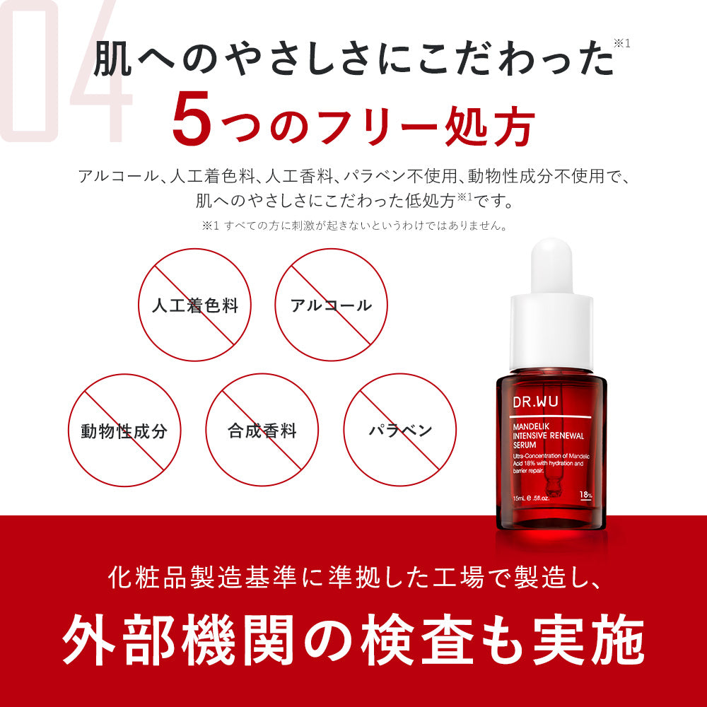 マンデリック インテンシブ リニューアル セラム 18％