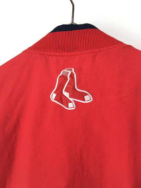 古着 MLB Boston Red Sox レッドソックス パデット ナイロン