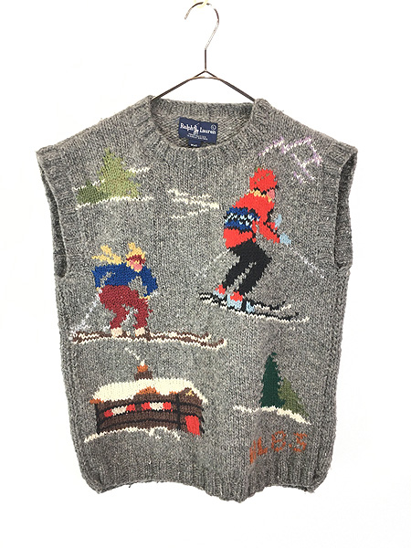 レディース 古着 80s Ralph Lauren 「RL-83」 SUICIDE SKI スキー