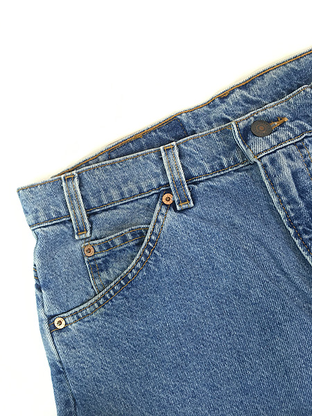 古着 90s USA製 Levi's 505 「00 レングス」 ブルー デニム ショーツ