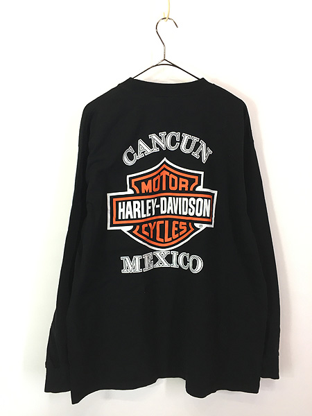 古着 90s HARLEY DAVIDSON ファイヤー イーグル バイク グラフィック