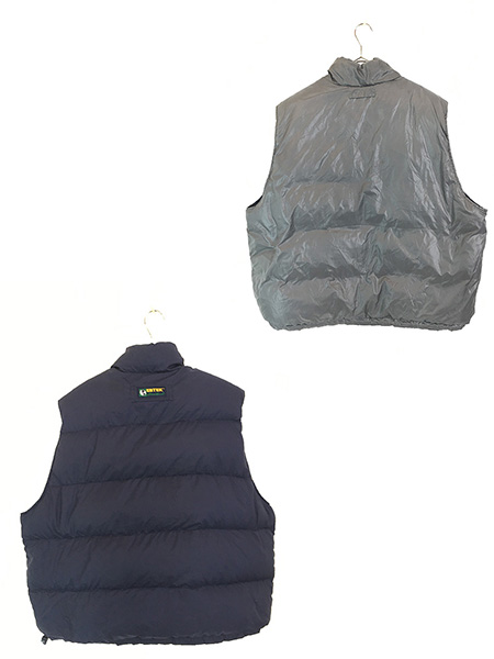 古着 90s Eddie Bauer 「EBTEK」 メタリック シルバー リップストップ