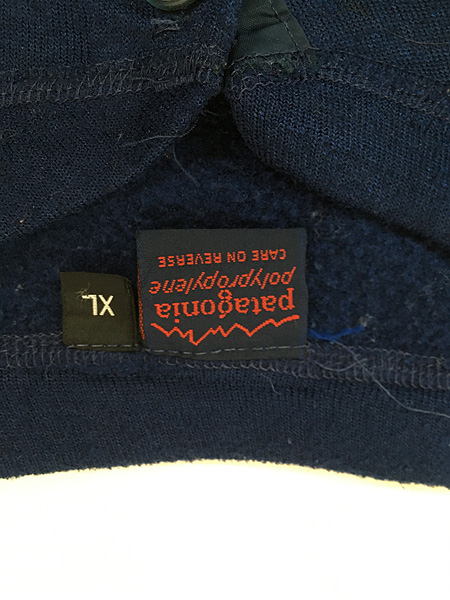 古着 80s Patagonia デカタグ ヘンリーネック ラグラン フリース