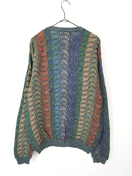 古着 90s St Croix グラデーション ランダム ストライプ コットン