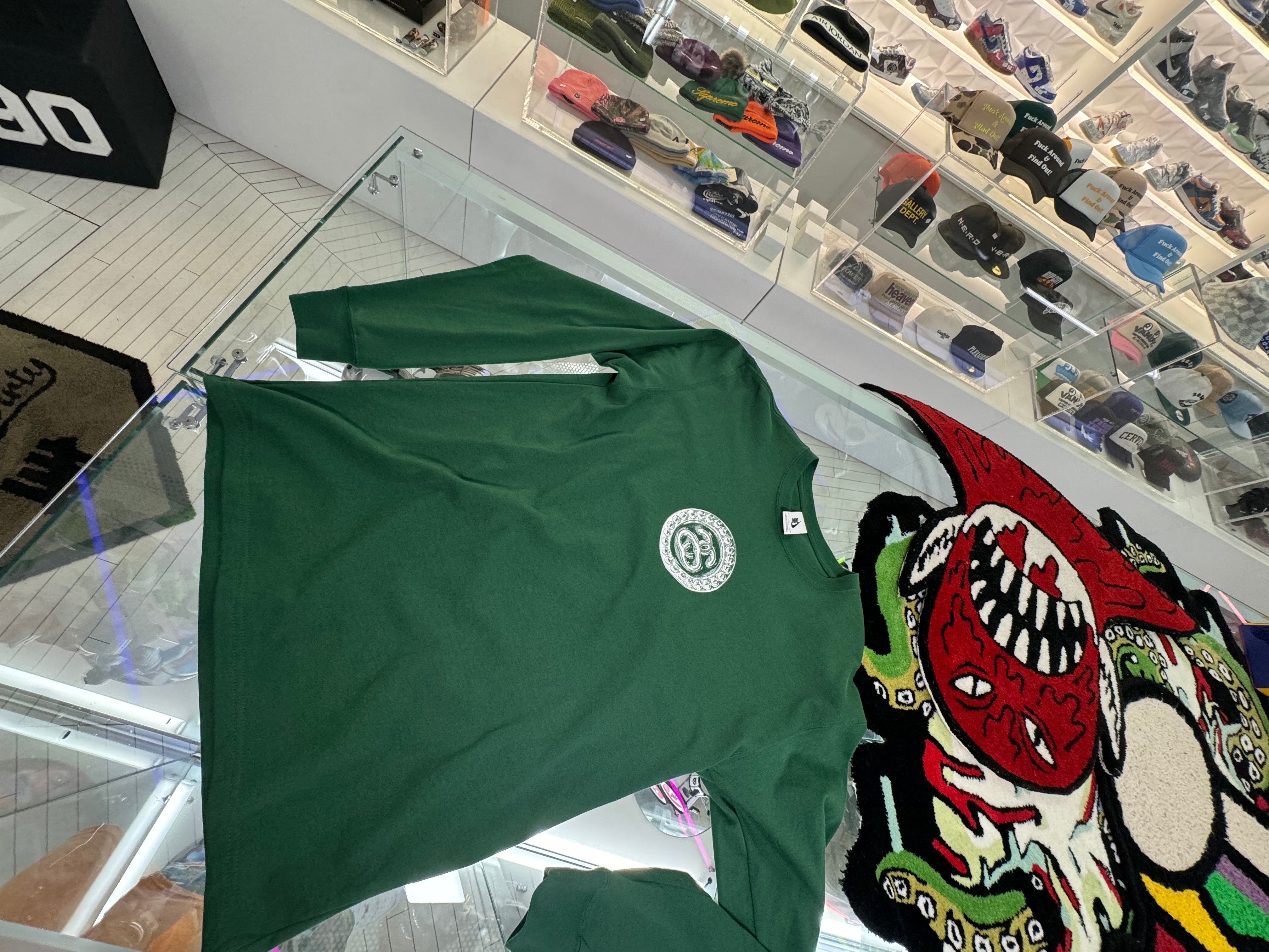 Nike x Stussy SS Link L/S T-shirt Green – Drexlers