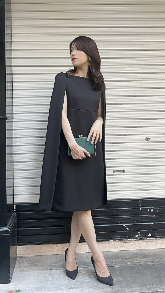 CELFORD セルフォード マントケープブラック | 結婚式・パーティー