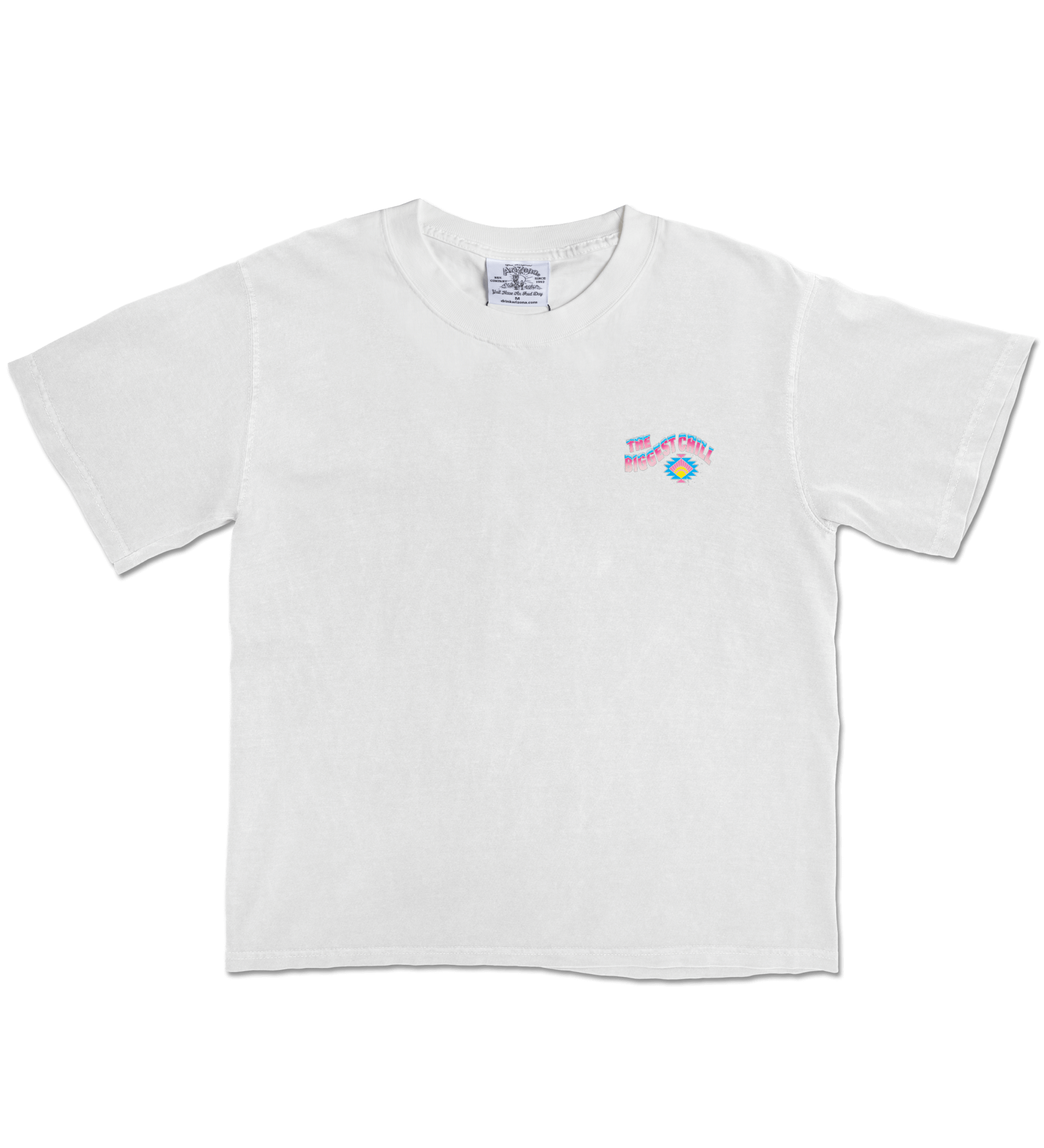 White The Biggest Chill Cotton T-Shirt – DrinkAriZona