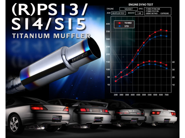 Tomei - Expreme Titanium Exhaust - S13 / S14 / S15 (240SX) (TB6090