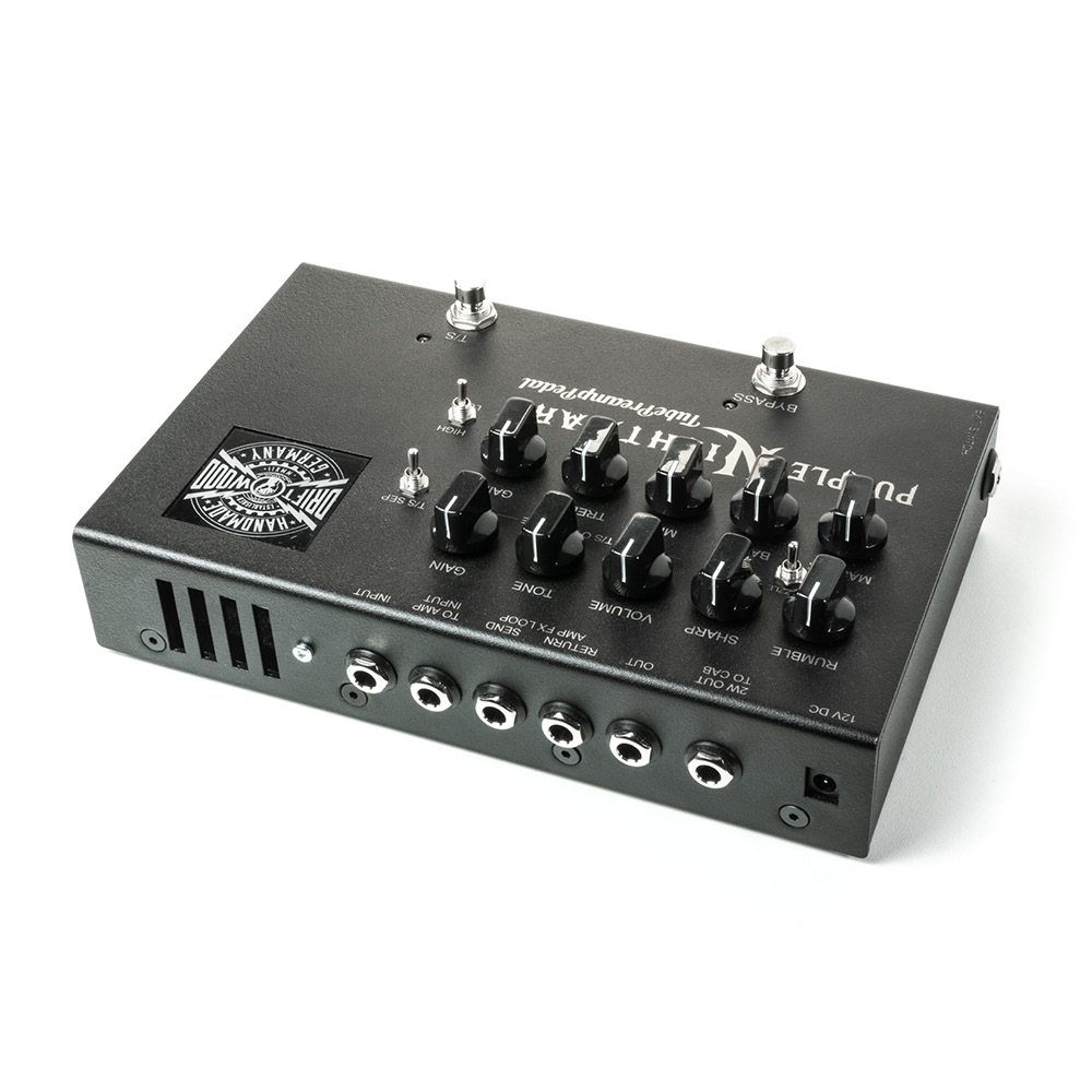 PURPLE NIGHTMARE TUBE PREAMP PEDAL - Driftwood Amps