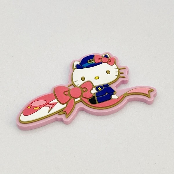 ハローキティ新幹線 ラバーマグネット Ribbon: 鉄道グッズ│DISCOVER