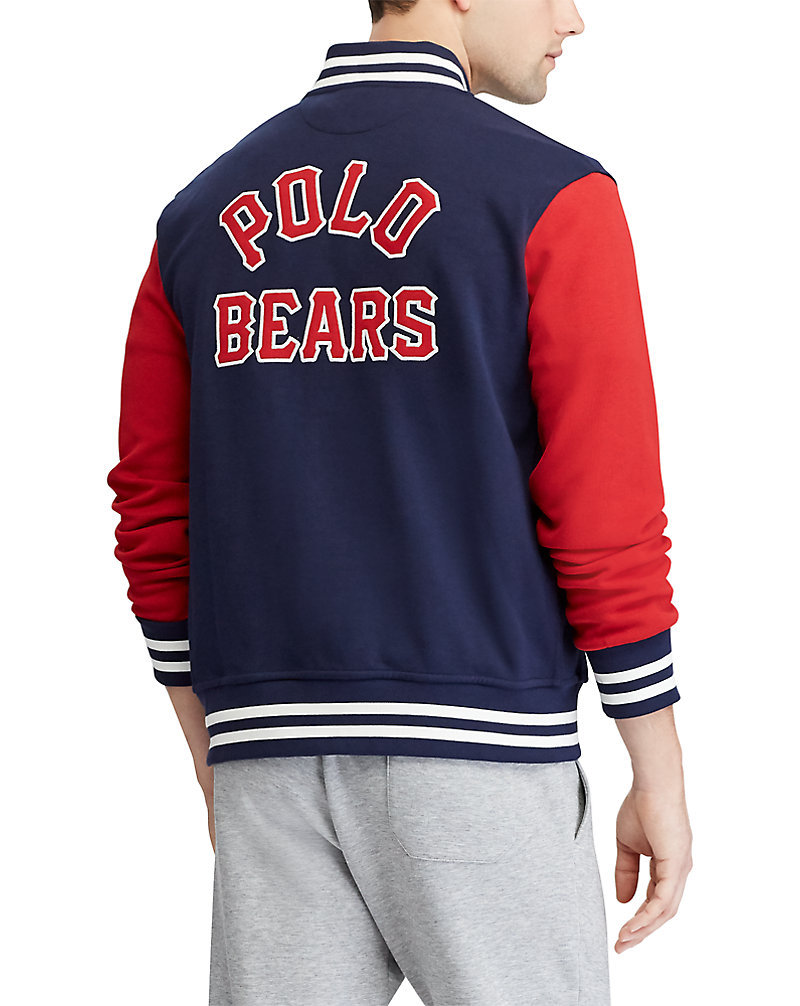 Polo Bear Baseball Jacket for Men | Ralph Lauren® EC