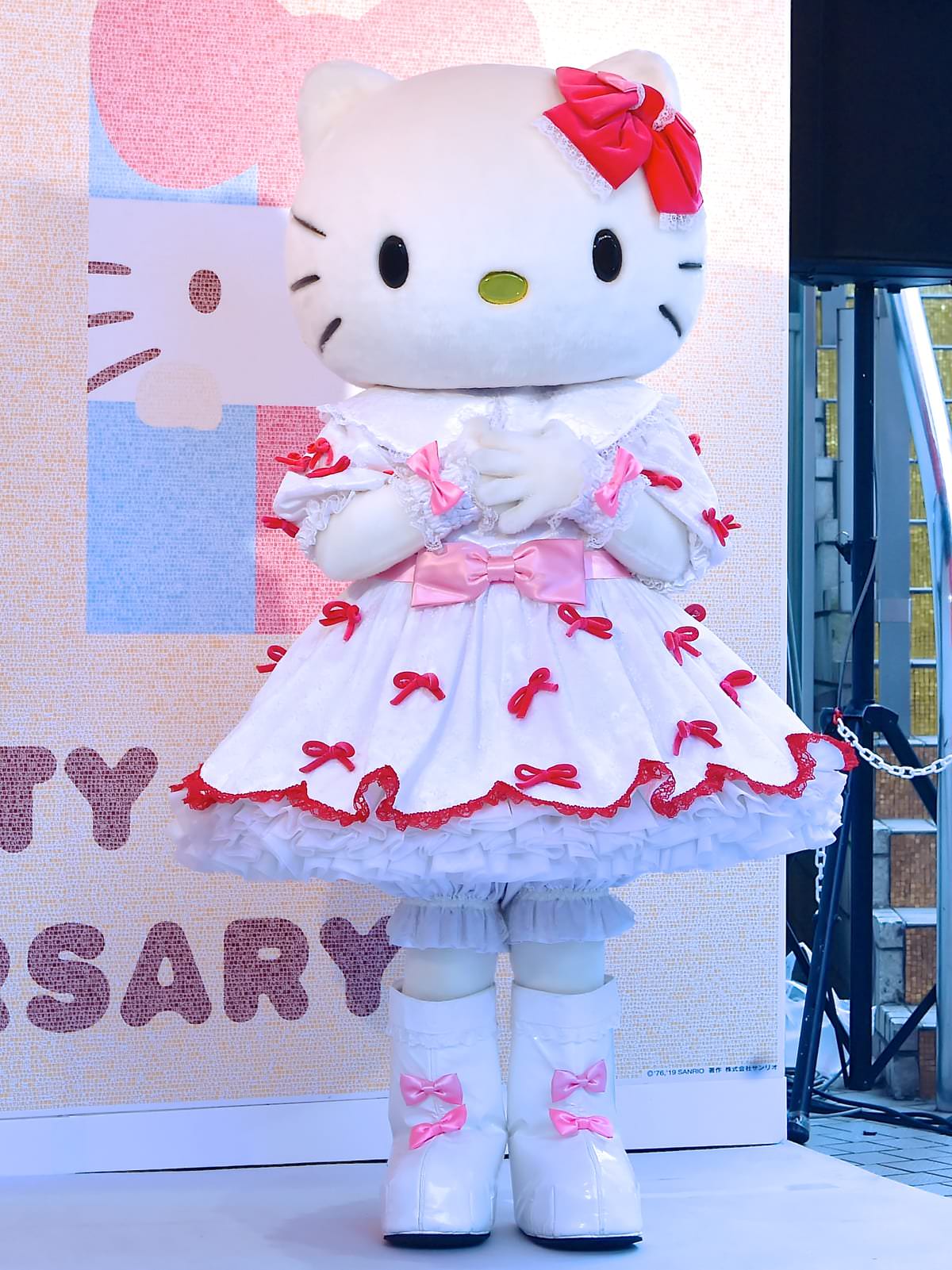 キティちゃん10,000体 配達出発式！ハローキティ45周年｢HELLO AGAIN