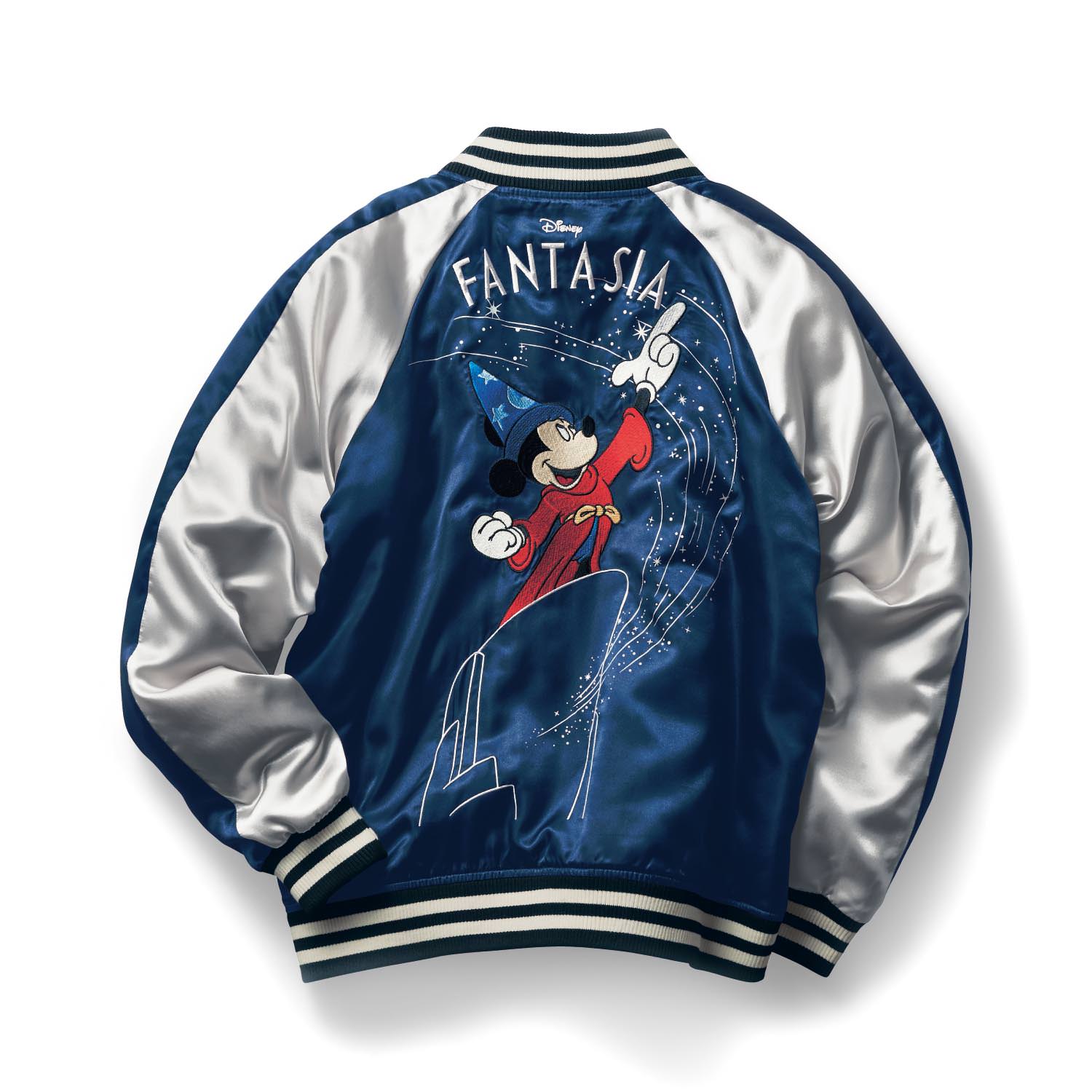 未使用】ディズニーファンタジアベルメゾン限定希少品刺繍スカジャン