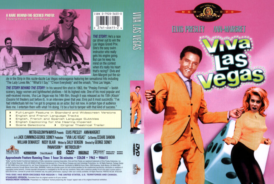 Viva Las Vegas DVD Cover (1964) R1