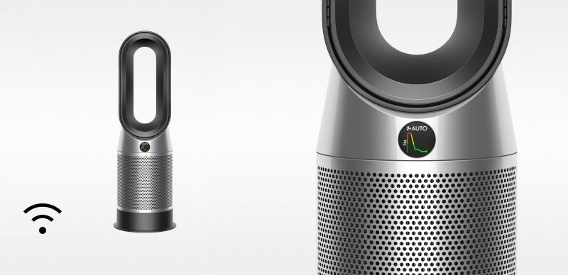 Pure Hot+Cool HEPA air purifier fan heater HP04 (Black/Nickel