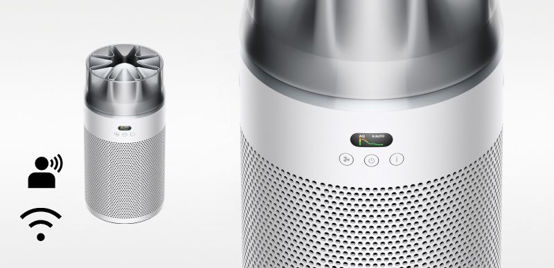 Pure Hot+Cool HEPA air purifier fan heater HP04 (Black/Nickel