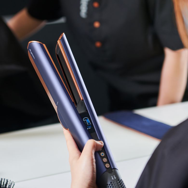 Dyson Airstrait™ストレイトナー ダークブルー／コッパー (HT01 DBBC