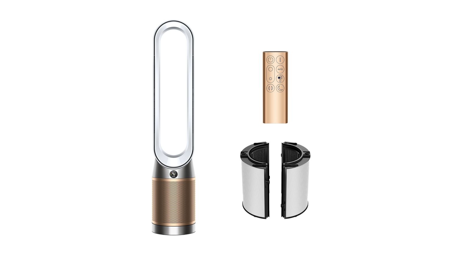 Dyson Purifier Cool PC2 De-NOx 空気清浄ファン ホワイト/ゴールド