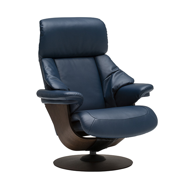 リクライニングチェア(M) RU7300 グランブルー モカブラウン 通販