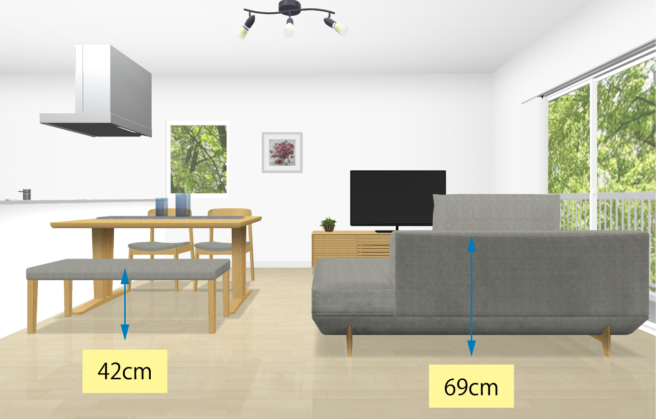 ロースタイルでくつろぐインテリア｜カリモク家具公式オンラインショップ