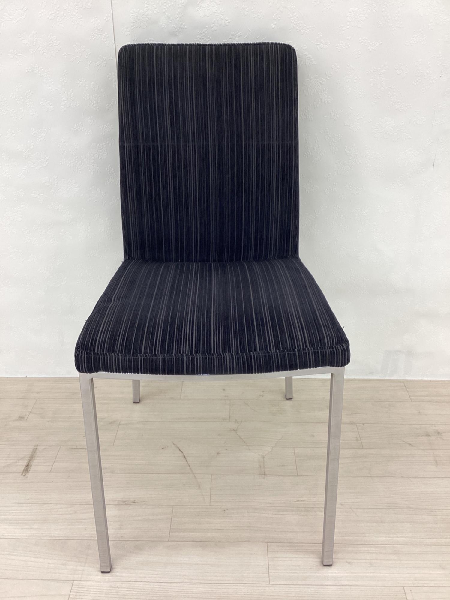 BoConcept (ボーコンセプト) ダイニングチェアー ブラック×シルバー