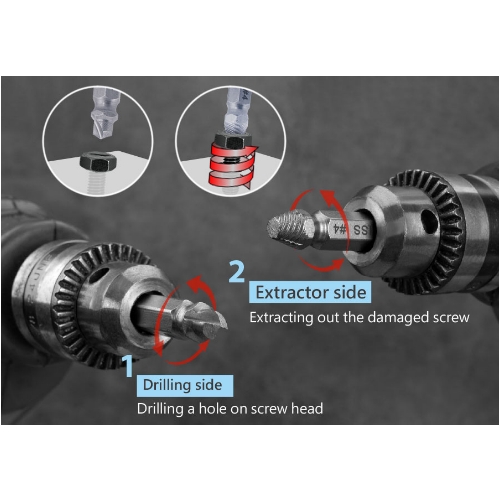 キングトニー スクリューエキストラクター 6pc セット 11406SQ | 公式