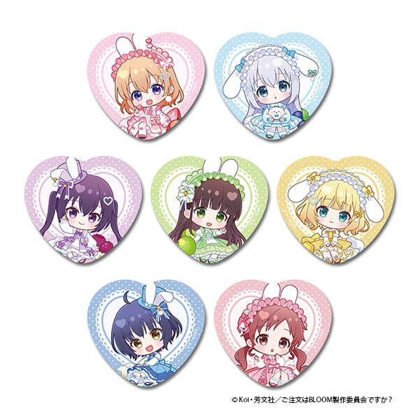 ご注文はうさぎですか？ BLOOM」 ぷちちょこトレーディングハート缶