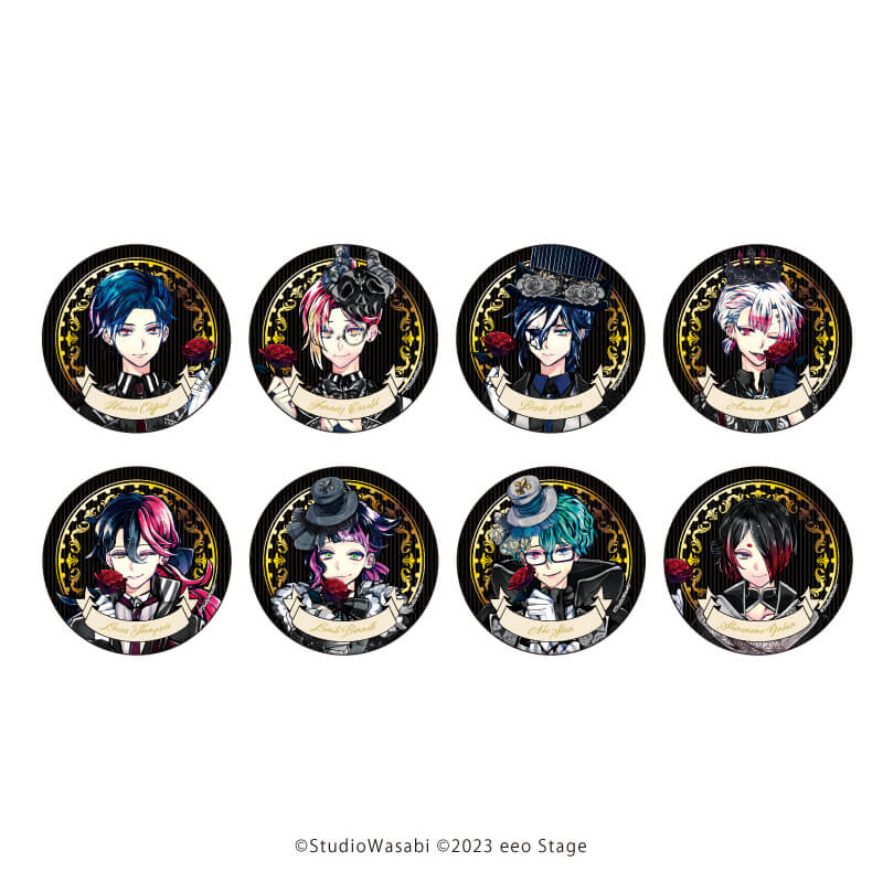 缶バッジ「悪魔執事と黒い猫」10/黒のお茶会ver. 【BOX02】 ブラインド