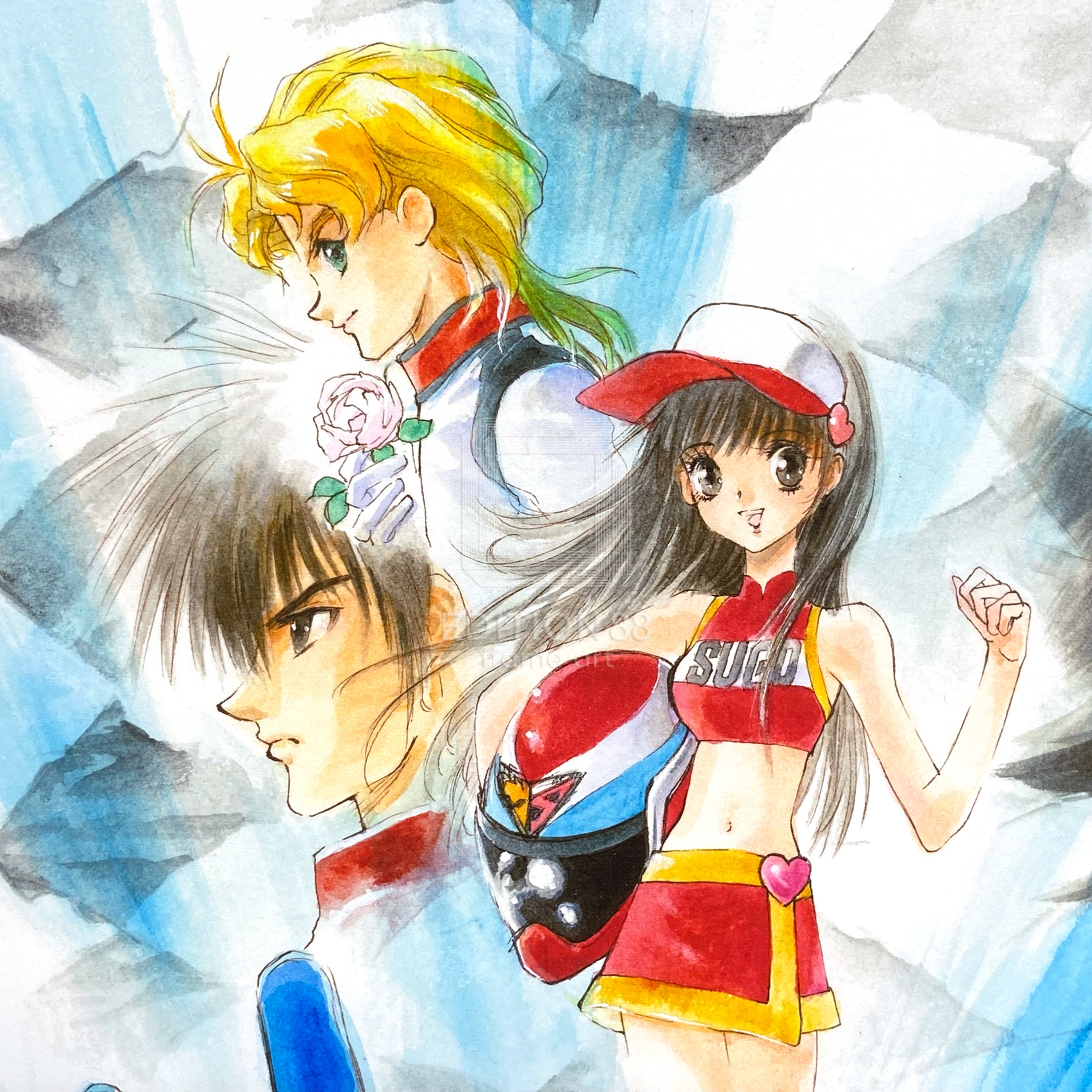 新世紀GPXサイバーフォーミュラ」88グラフ1/いのまたむつみ（箔押し