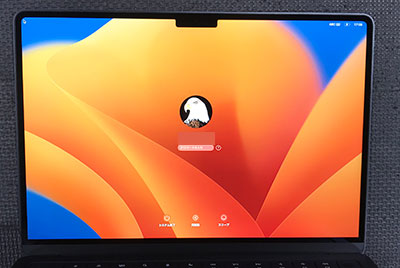 MacBook Air M2 A2681の液晶修理 画面割れ パネル交換