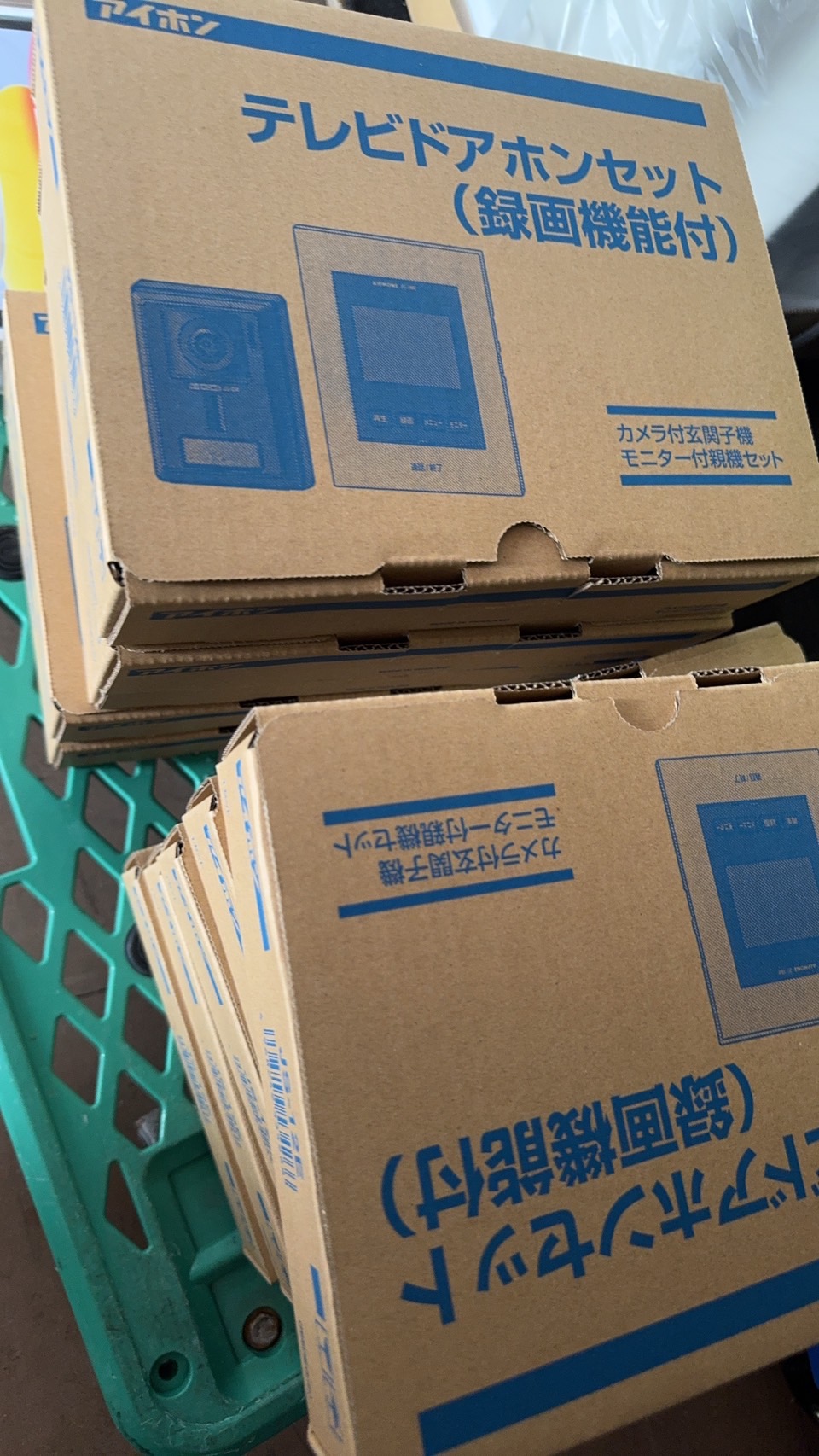 アイホン【JS-12E】テレビドアホンセット（録画機能付）9台 2019年製