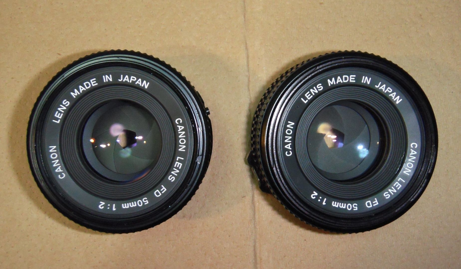 Canon New FD 50mm F2 ジャンクレンズ分解修理（ニコイチ修理）: ね