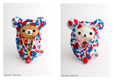 リラックマ×ミャクミャク」奇跡のコラボぬいぐるみが万博会場限定で