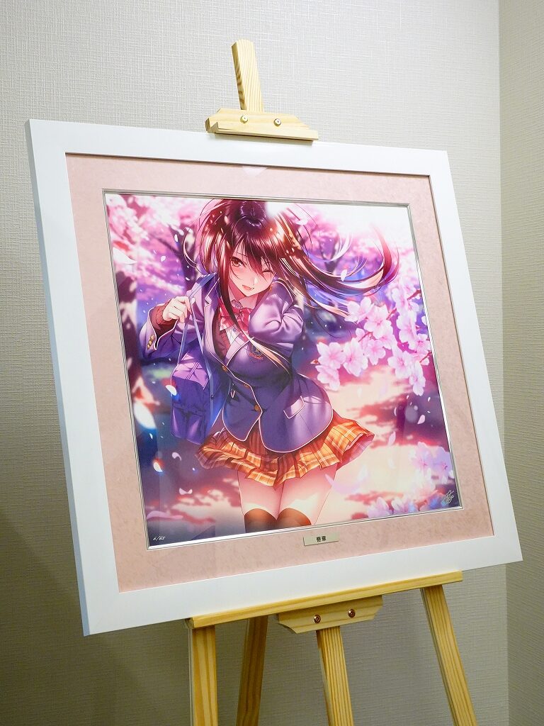 ピロ水先生の版画を高価買取しました 【はにかみ、彼女は恋をする