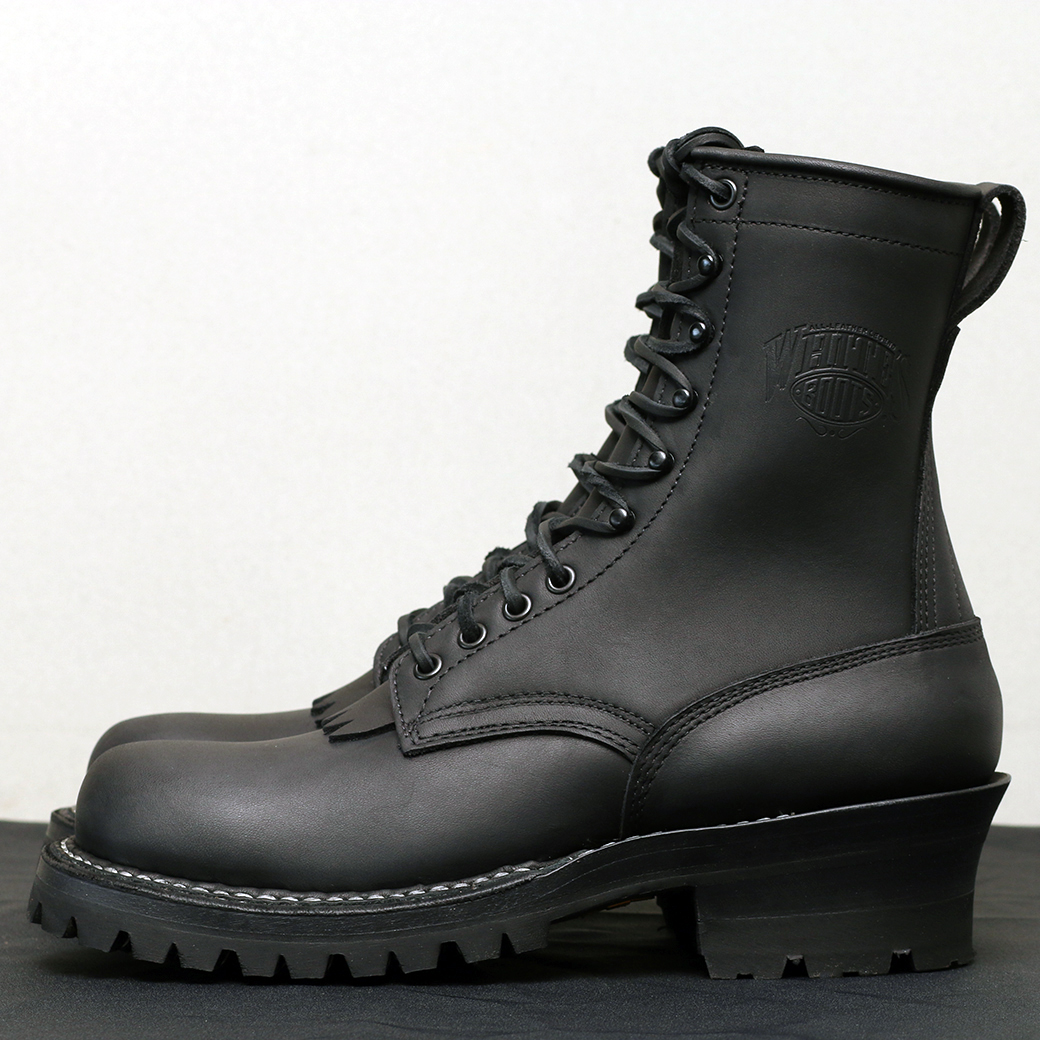 ホワイツ] WHITE'S BOOTS Smoke Jumper 8インチ丈 Black シリコン