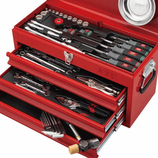 KTC 工具セット チェストタイプ インチサイズ 9.5sq 54点 SK3542BXR