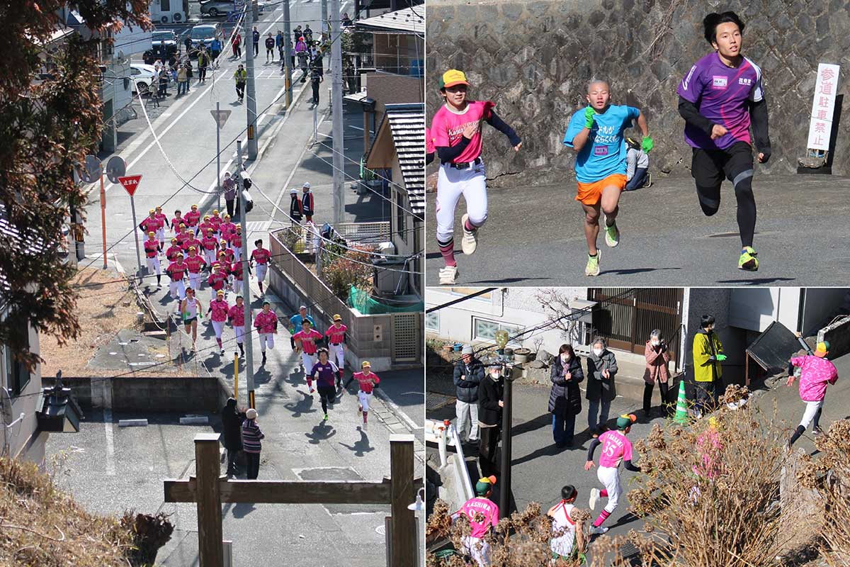 津波だ、逃げろ！」高台避難の教訓 震災知らない世代にも 新春韋駄天