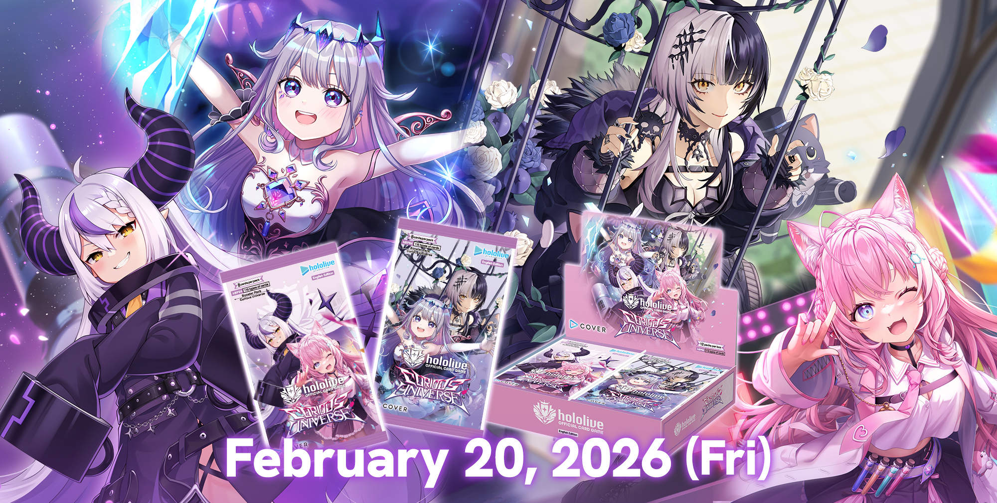 hololive OFFICIAL CARD GAME Booster Pack – Curious Universe