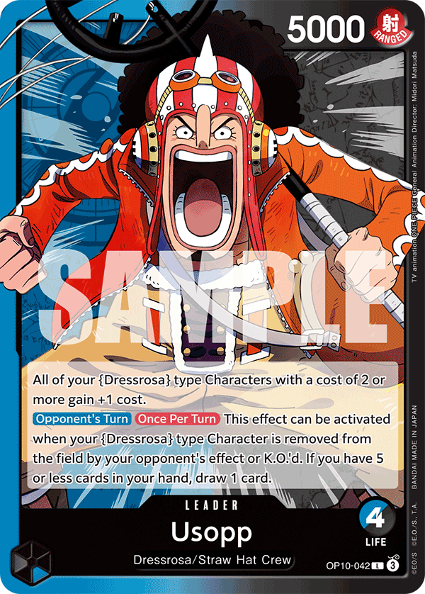 Blue/Black) Usopp − FEATURE｜ONE PIECE CARD GAME - Official Web Site