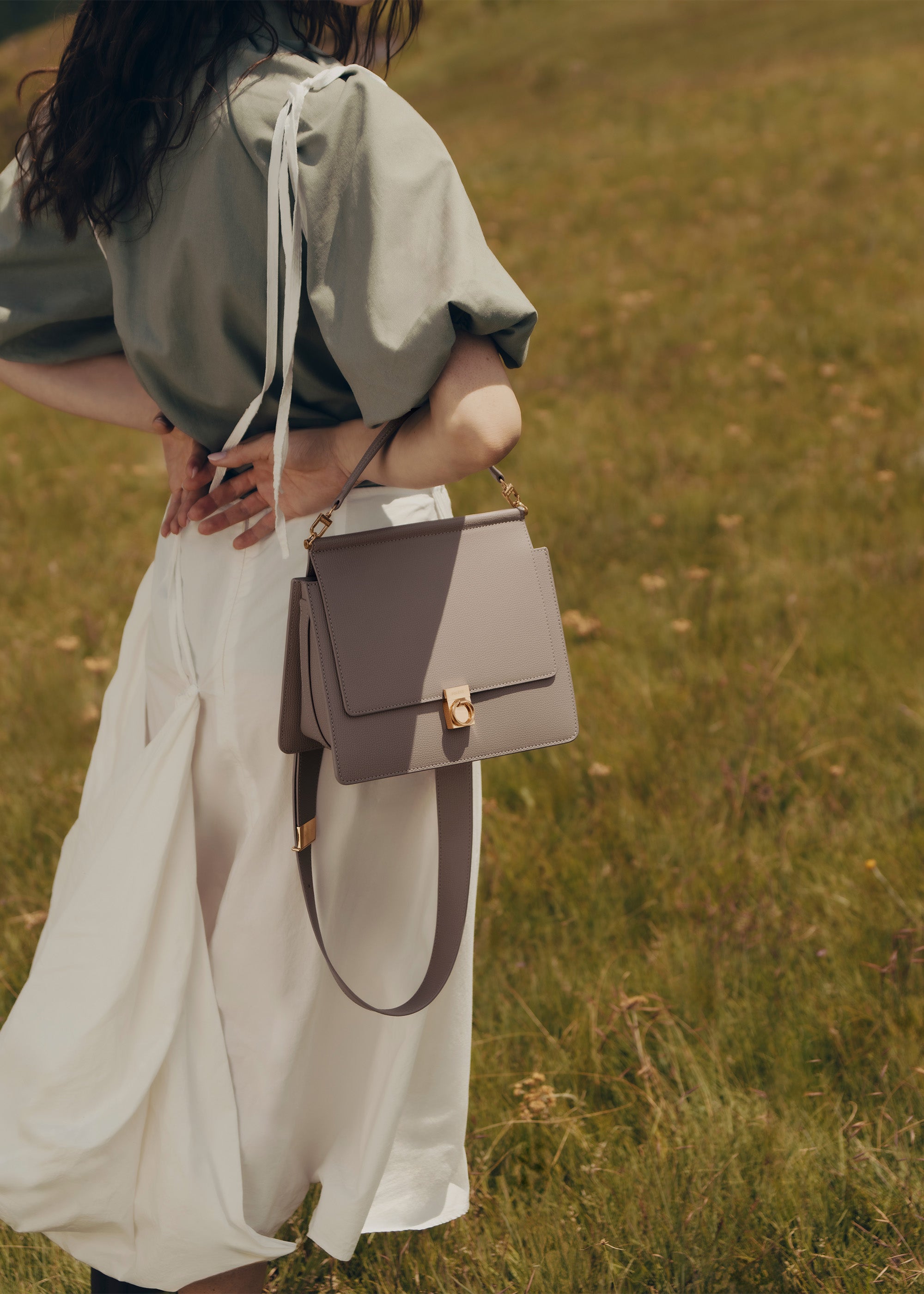 Polène | Bag - Numéro Sept - Textured Taupe