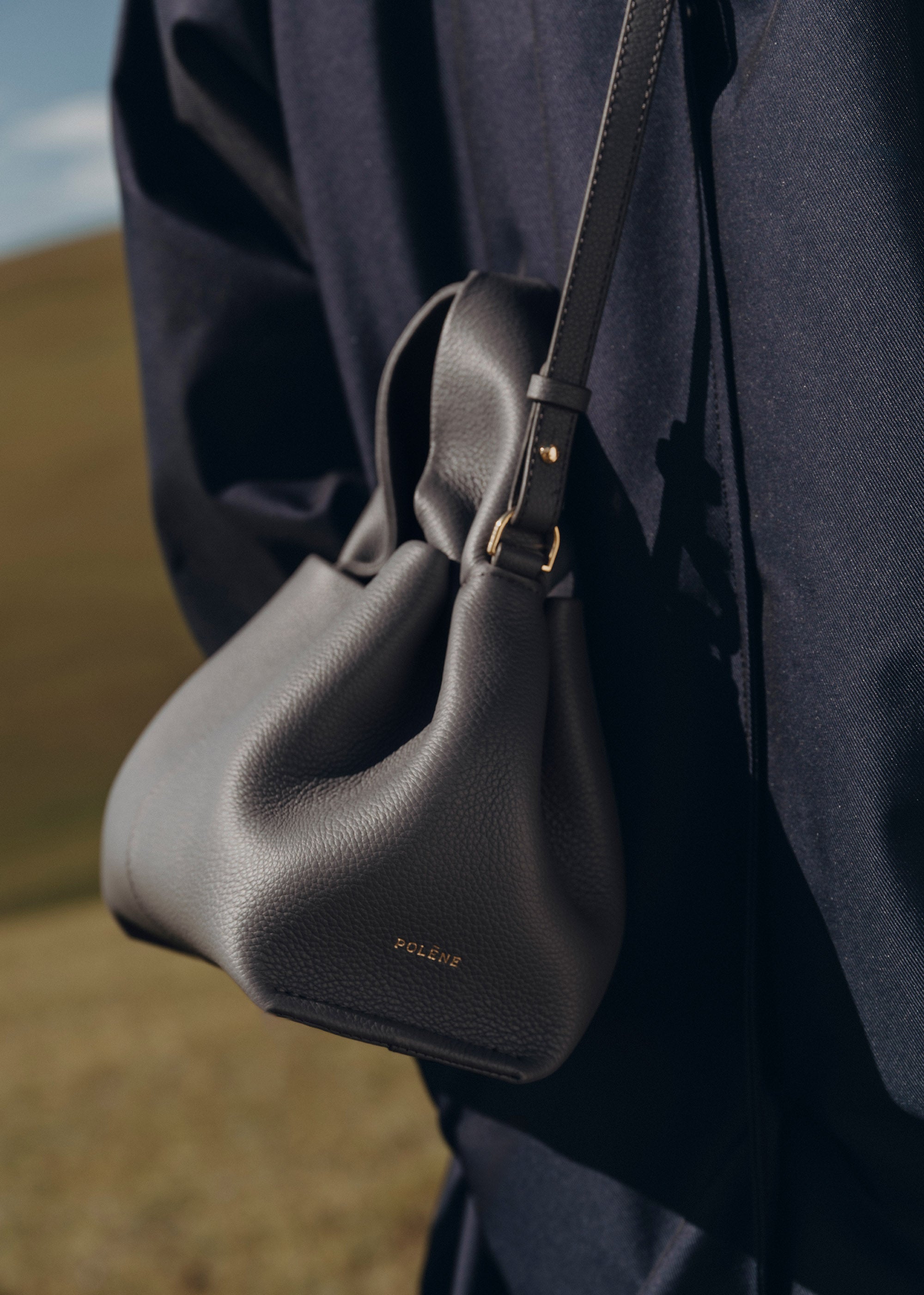 Polène | Bag - Numéro Neuf Mini - Textured Stone