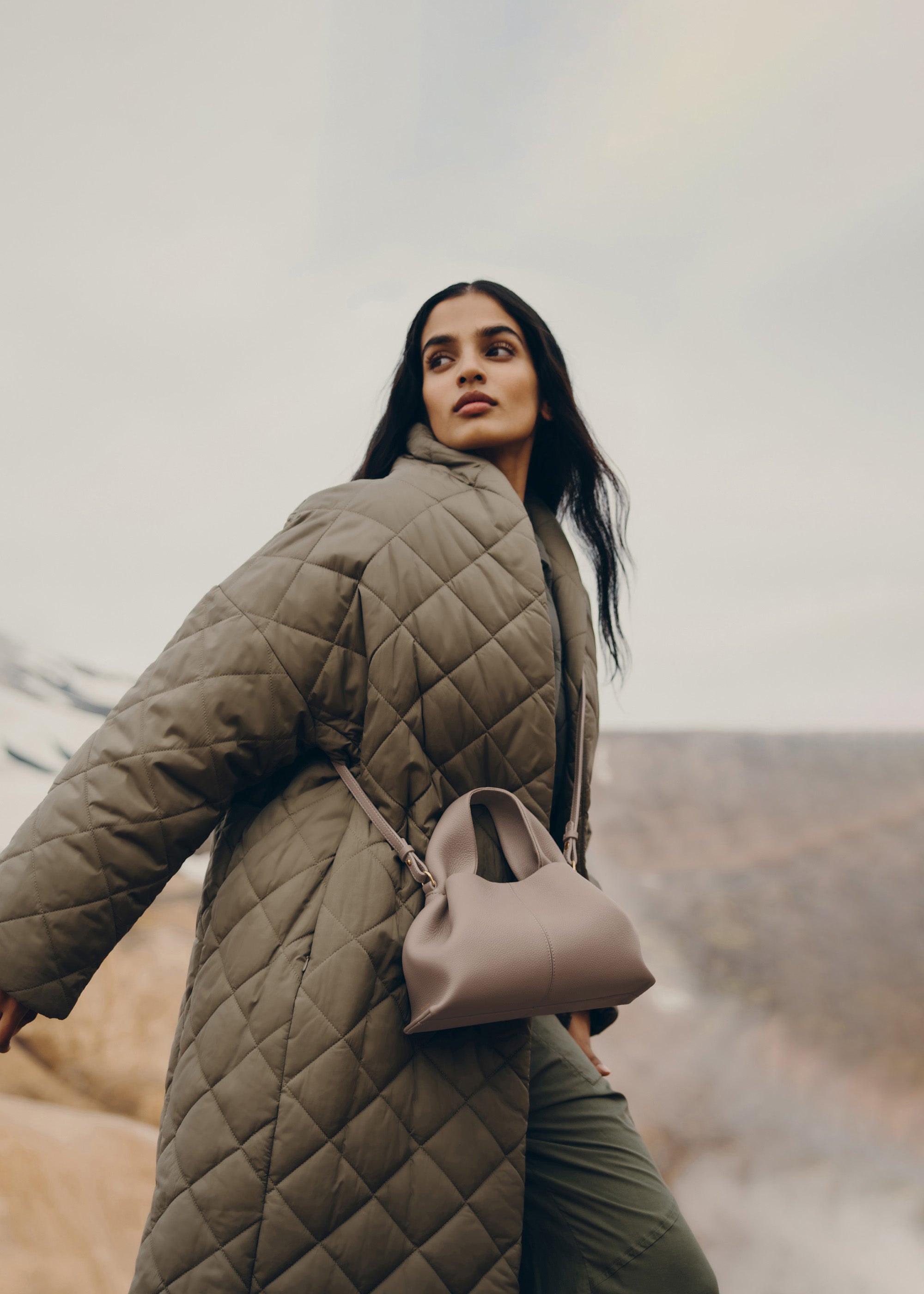 Polène | Bag - Numéro Neuf Mini - Textured Taupe