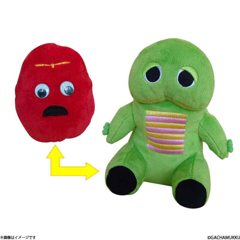 ガチャムク ガチャピンリバーシブルぬいぐるみ ガチャムク