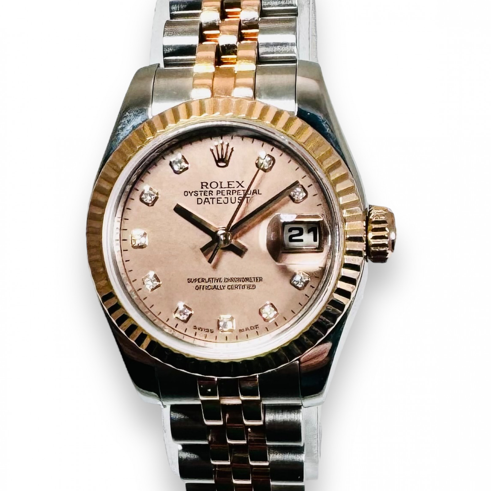 2008 White Rolex Datejust Ref. 179171 | Ermitage Jewelers