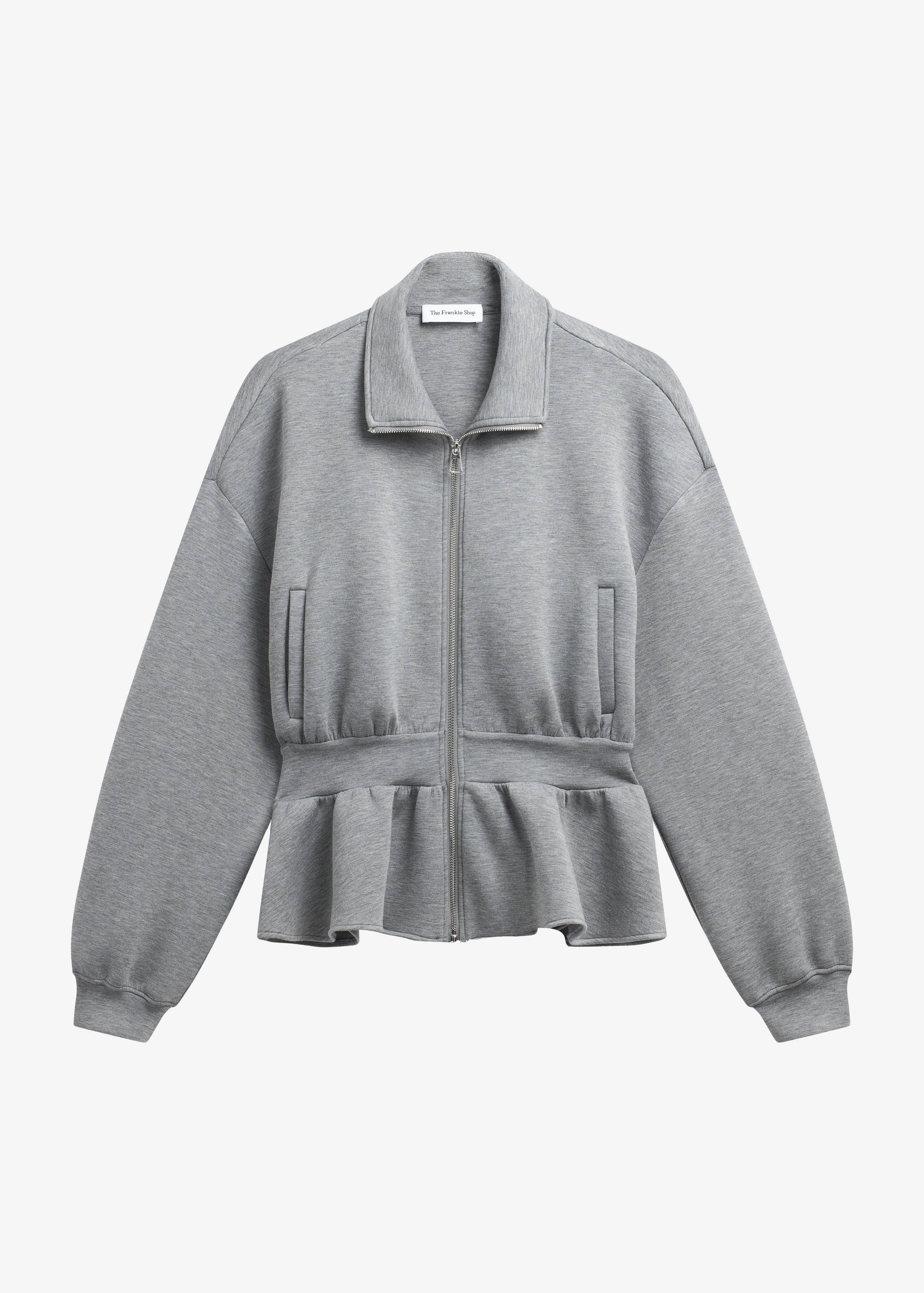 Sorelle Peplum Jacket - Grey – The Frankie Shop Europe