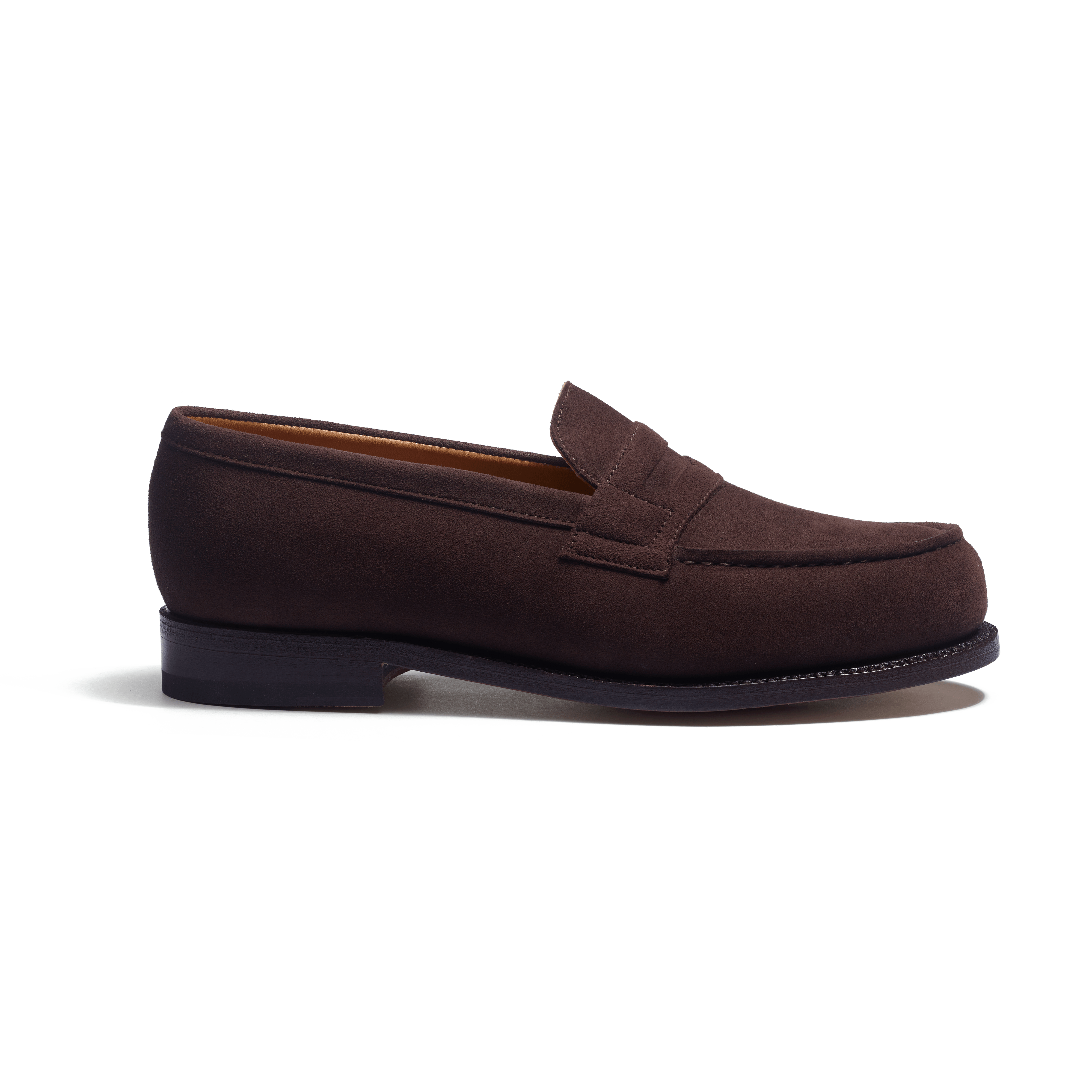 Women's Dark Brown Suede goatskin 180 Loafer – J.M. Weston