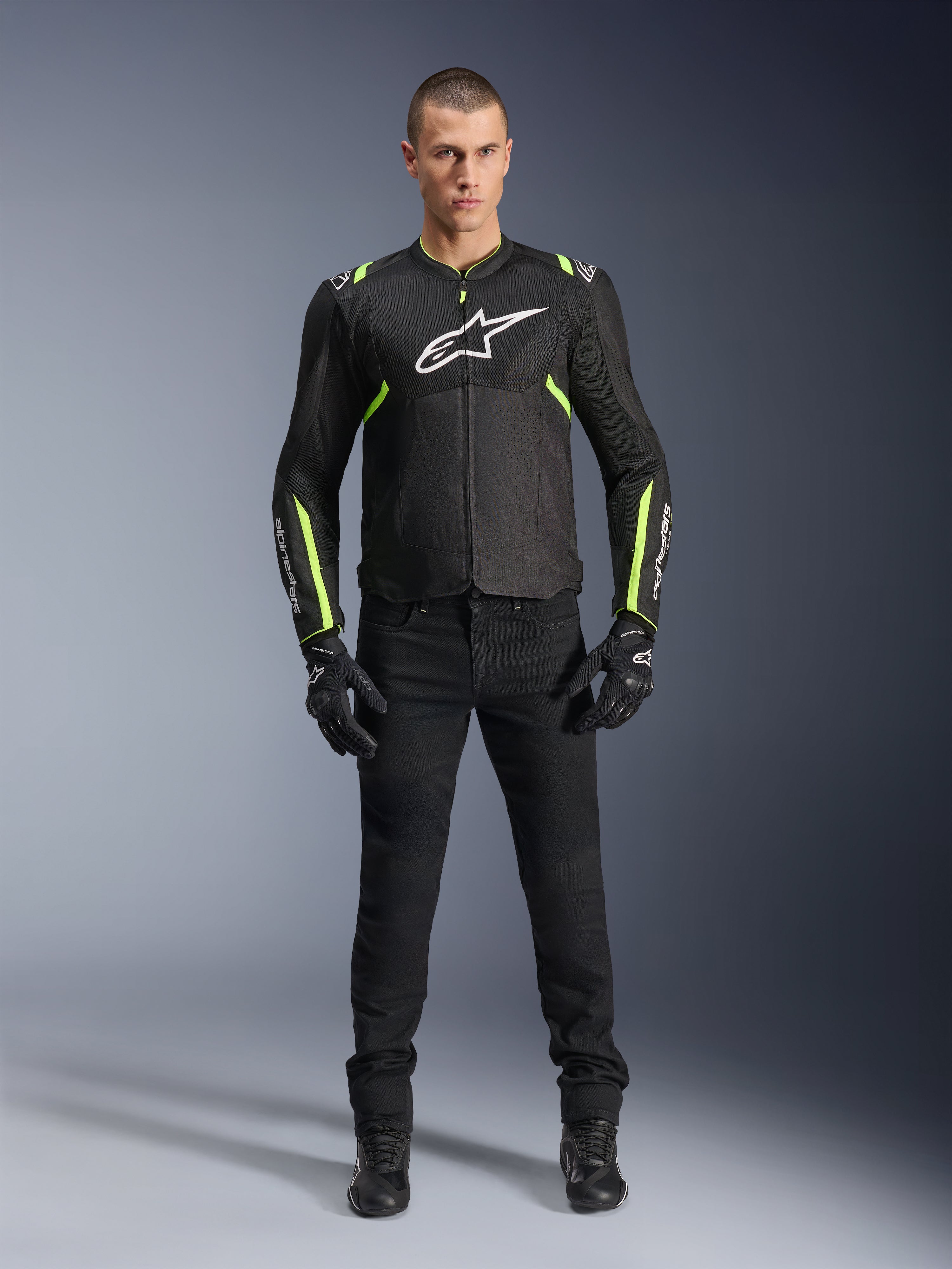 T-SPS Air V2 - Black Motorcycle Jacket | Alpinestars®