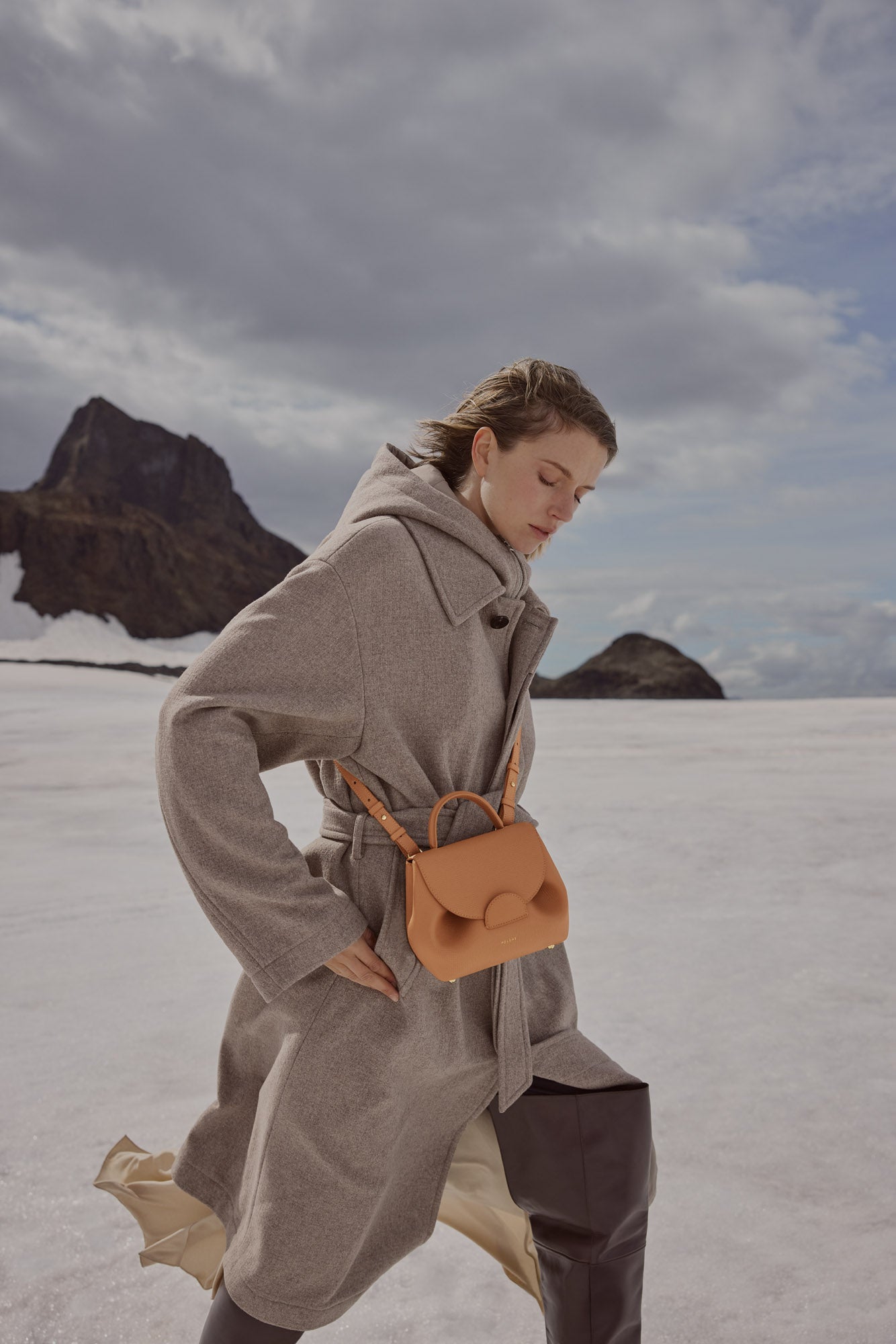 Polène | Bag - Numéro Un Nano - Textured Tan – Polène EU