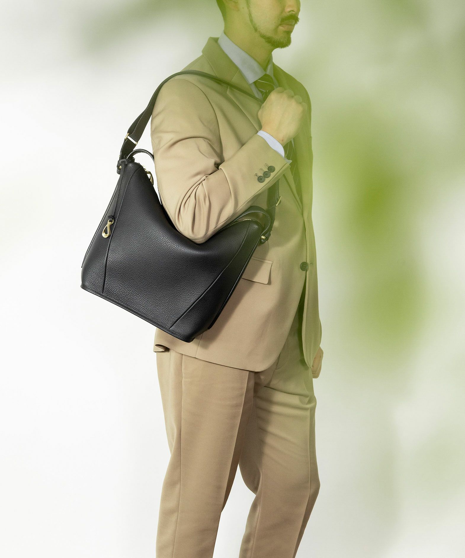 シュリンク 2Wayショルダーバッグ《Union》 - Black - | ETiAM